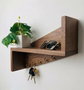 Hanah Home R-Raf323 Estantería Decorativa de Pared de Madera Maciza